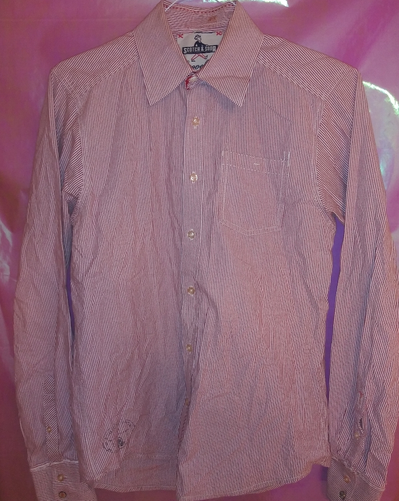 " Scotch & Soda striped button-down shirt